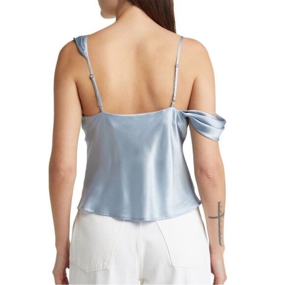 Reformation Ronda Silk Top 8 NEW $168 - Picture 5 of 7